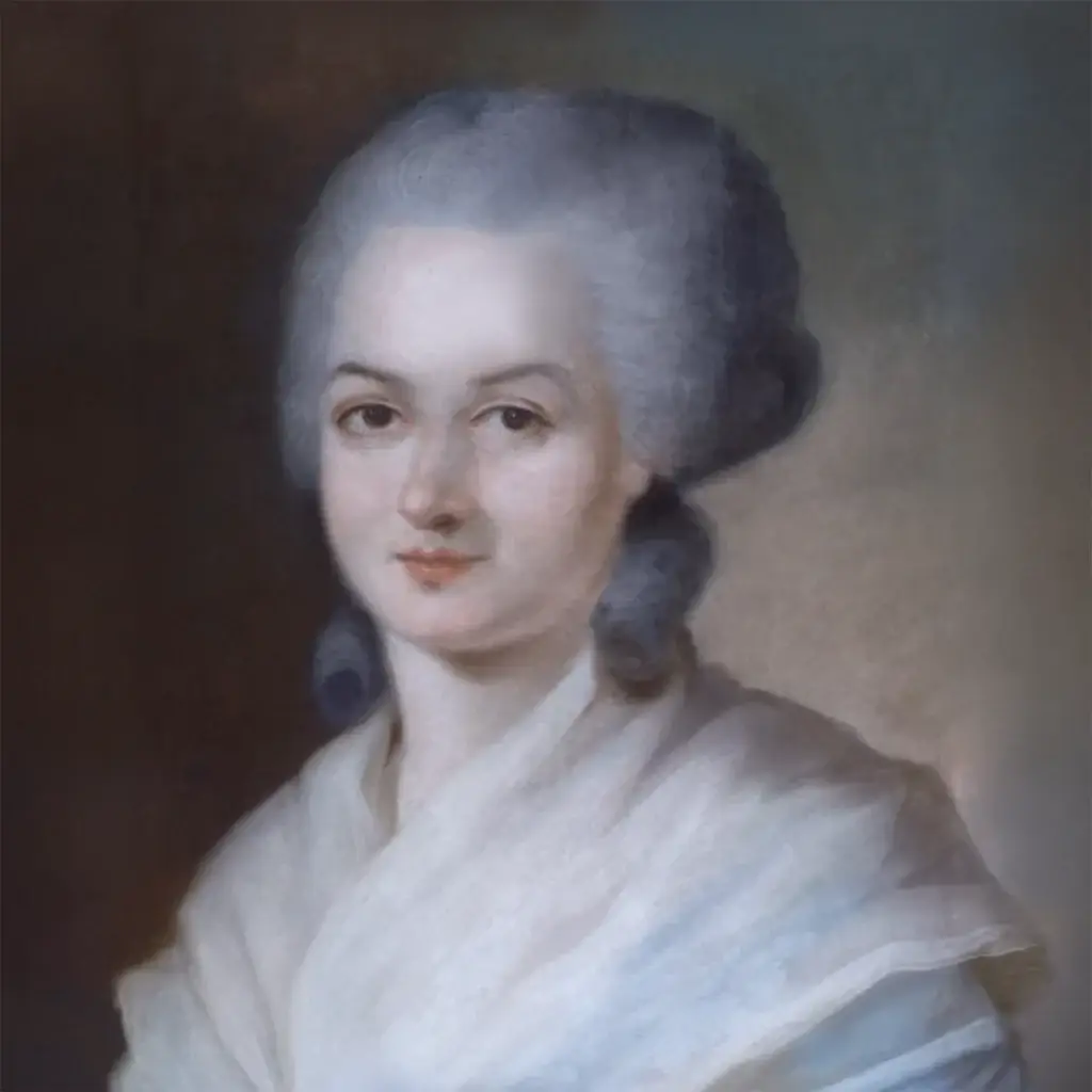 Portrait of Marie Gouze, known as Olympe de Gouges