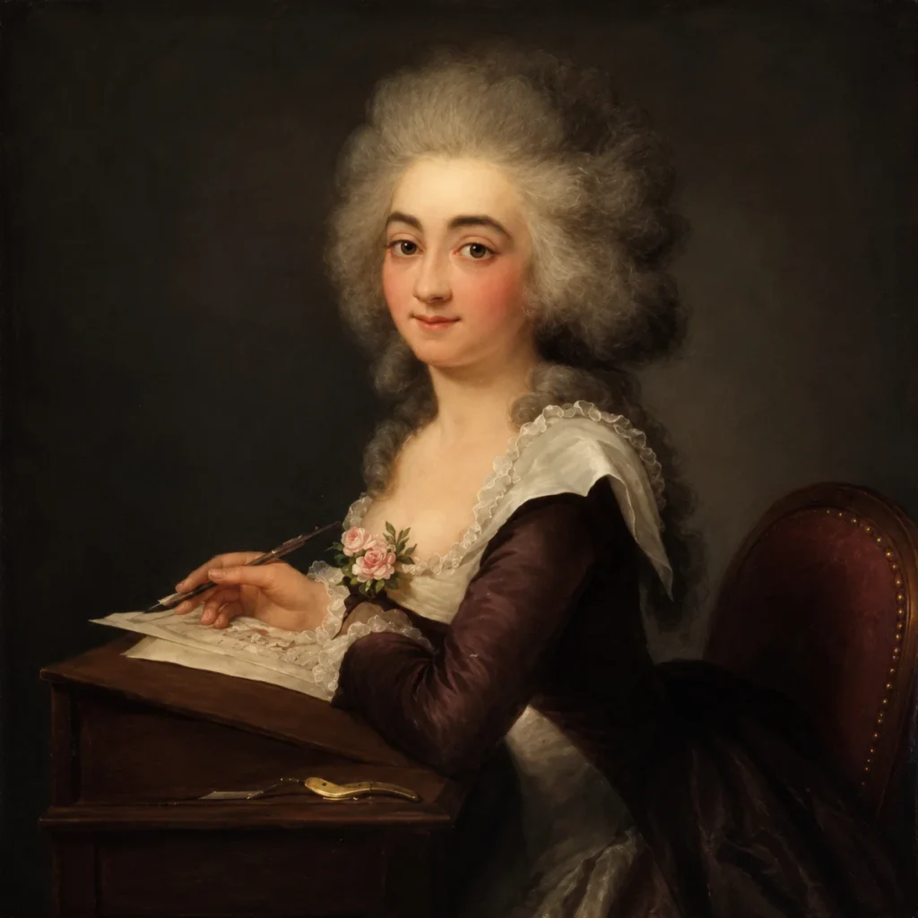 Portrait of Marie-Adélaïde de La Touche-Limouzinière, comtesse de La Rochefoucauld
